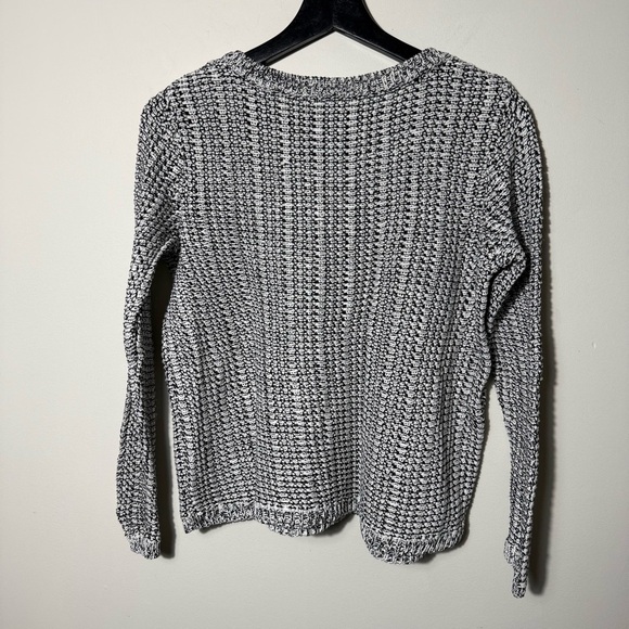 Eileen Fisher Organic linen & cotton blend crewneck knit lined sweater, Size L - Picture 7 of 12